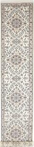 Tappeto Nain 6la Persia Floreale Crema Azzurro 86x540 Cm