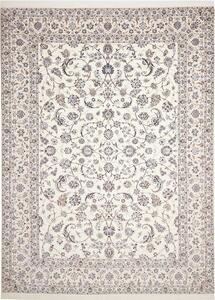 Tappeto Nain 6la Persia Floreale Crema Blu 251x356 Cm