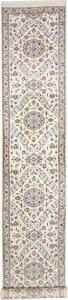 Tappeto Nain 6la Persia Medaglione Crema Blu 82x540 Cm
