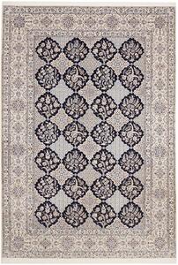 Tappeto Nain 6la Persia Astratto Crema Blu Notte 206x300 Cm