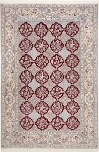 Tappeto Nain 6la Persia Floreale Crema Bordeaux 206x308 Cm