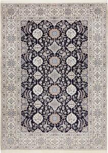 Tappeto Nain 6la Persia Floreale Blu Notte Crema 219x306 Cm