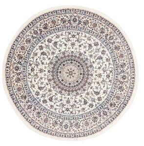 Tappeto Nain 6la Persia Medaglione Crema Blu 250x250 Cm