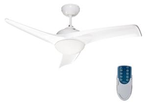 Ventilatore da soffitto Aruba, bianco, D. 112 cm , con telecomando INSPIRE