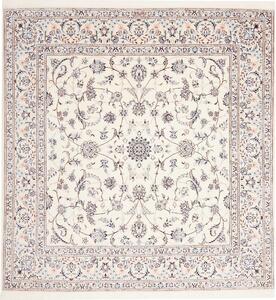 Tappeto Nain 6la Persia Medaglione Crema Blu 200x210 Cm