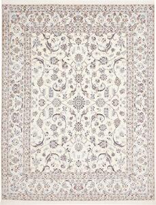 Tappeto Nain 6la Persia Medaglione Avorio Blu 202x261 Cm