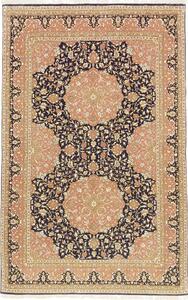 Tappeto Ilaam Persia Medaglione Blu Salmone 139x217 Cm