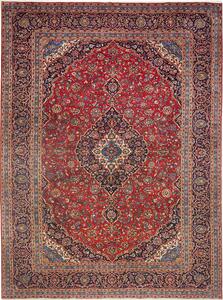 Tappeto Ardakan Persia Medaglione Rosso Blu 300x405 Cm