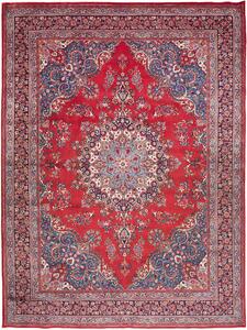 Tappeto Sabzevar Persia Medaglione Rosso Blu 296x390 Cm