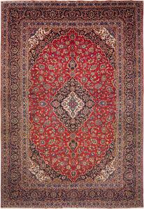 Tappeto Ardakan Persia Medaglione Rosso Blu 290x432 Cm