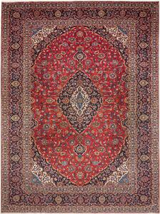 Tappeto Ardakan Persia Medaglione Rosso Blu Scuro 298x400 Cm