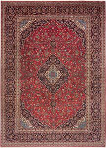 Tappeto Ardakan Persia Medaglione Rosso Blu 300x410 Cm
