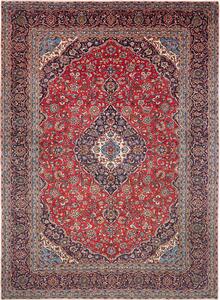 Tappeto Ardakan Persia Medaglione Rosso Blu 295x406 Cm
