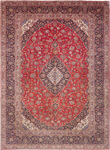 Tappeto Ardakan Persia Medaglione Rosso Blu Notte 294x404 Cm