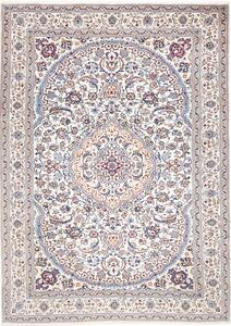 Tappeto Nain Kashmar Persia Medaglione Panna Blu 247x344 Cm