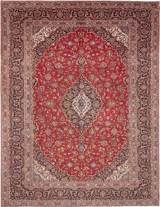 Tappeto Ardakan Persia Medaglione Rosso Blu 292x393 Cm
