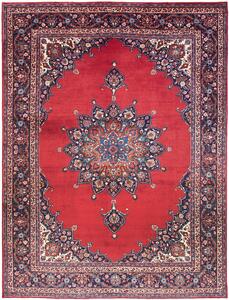 Tappeto Moud Persia Medaglione Rosso Blu 254x340 Cm
