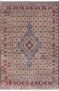 Tappeto Moud Persia Medaglione Crema Bordeaux 97x146 Cm