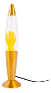 Lava lamp gialla in vetro (altezza totale 35,5 cm) Funky Rocket Lava – Leitmotiv