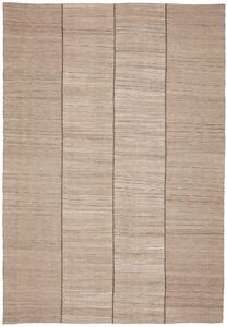 Tappeto Kilim Persia Astratto Beige Naturale Marrone 198x290 Cm