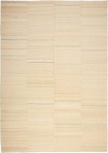 Tappeto Kilim Persia Astratto Beige Avorio 217x312 Cm