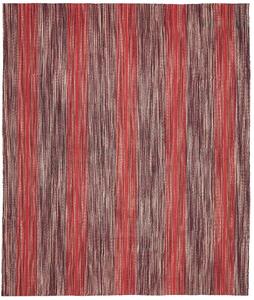Tappeto Kilim Persia Astratto Rosso Bordeaux 257x304 Cm