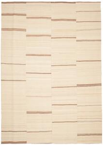 Tappeto Kilim Persia Astratto Beige Marrone Chiaro 226x318 Cm