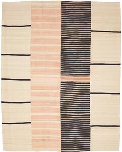 Tappeto Kilim Persia Astratto Crema Salmone 211x267 Cm