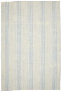 Tappeto Kilim Persia Astratto Crema Azzurro 220x327 Cm