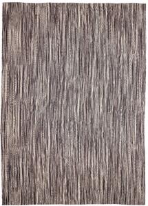 Tappeto Kilim Persia Astratto Marrone Scuro Avorio 251x354 Cm