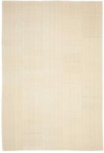 Tappeto Kilim Persia Tinta Unita Crema Naturale 208x305 Cm