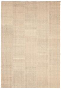 Tappeto Kilim Persia Astratto Beige Naturale 204x305 Cm