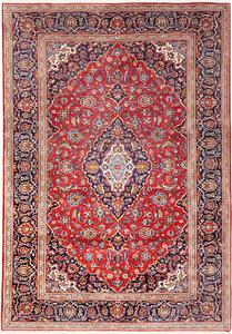 Tappeto Ardakan Persia Medaglione Rosso Blu Scuro 205x292 Cm