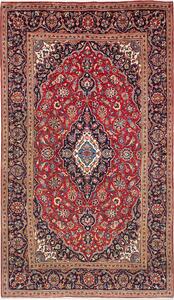 Tappeto Ardakan Persia Medaglione Rosso Blu 195x335 Cm