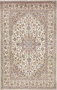 Tappeto Kashan Persia Medaglione Crema Beige 197x315 Cm
