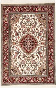 Tappeto Ilaam Persia Medaglione Crema Bordeaux 106x158 Cm