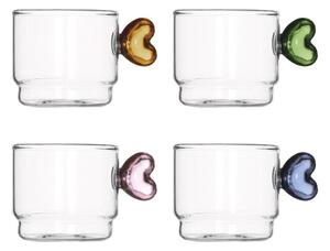 Tazze in set in vetro 4 pz 90 ml – Brandani