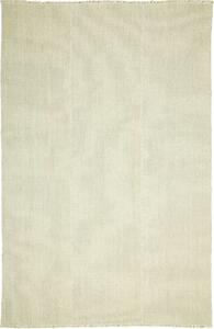 Tappeto Mani Persia Tinta Unita Avorio Beige Chiaro 201x312 Cm