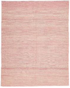 Tappeto Kilim Plain Persia Geometrico Rosa Antico 201x255 Cm