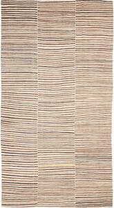 Tappeto Kilim Mazandaran Vintage Persia Astratto Ecrù Marrone 206x395 Cm