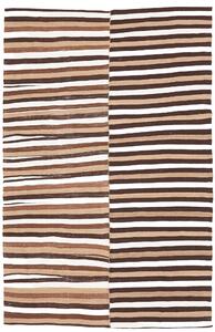Tappeto Kilim Mazandaran Vintage Persia Astratto Bianco Marrone 130x210 Cm