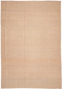 Tappeto Kilim Plain Persia Tinta Unita Beige Sabbia Naturale 255x369 Cm