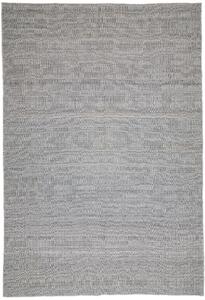 Tappeto Kilim Plain Persia Astratto Azzurro Grigio Chiaro 253x369 Cm