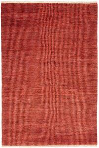 Tappeto Shayan Pakistan Astratto Rosso Mattone 121x180 Cm