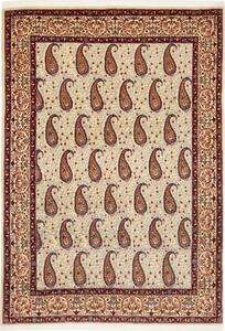 Tappeto Ilaam Persia Floreale Crema Rosso 141x203 Cm