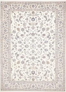 Tappeto Nain 6la Persia Floreale Crema Blu 258x359 Cm