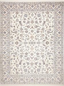 Tappeto Nain 6la Persia Floreale Avorio Blu 306x403 Cm