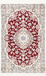 Tappeto Nain 9la Persia Medaglione Rosso Crema 102x155 Cm