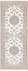 Tappeto Nain 9la Persia Medaglione Crema Blu 86x215 Cm