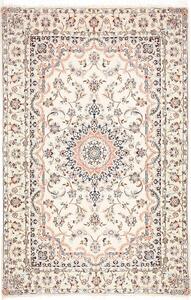 Tappeto Nain 9la Persia Medaglione Crema Blu 160x245 Cm